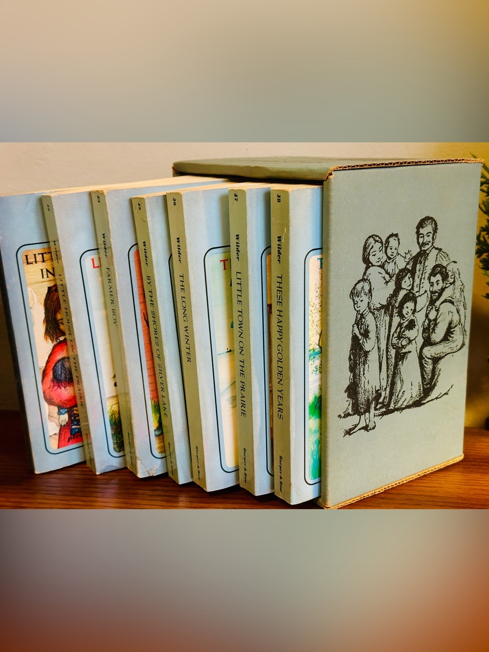 Vintage Little House on the Prairie Book Box Set - 1971 by Laura Ingalls Wilder - Picture 3 of 9
